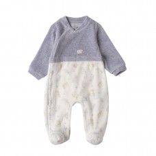 I DO φορμάκι βελουτέ βρεφικό 4.F159-8992 γκρι